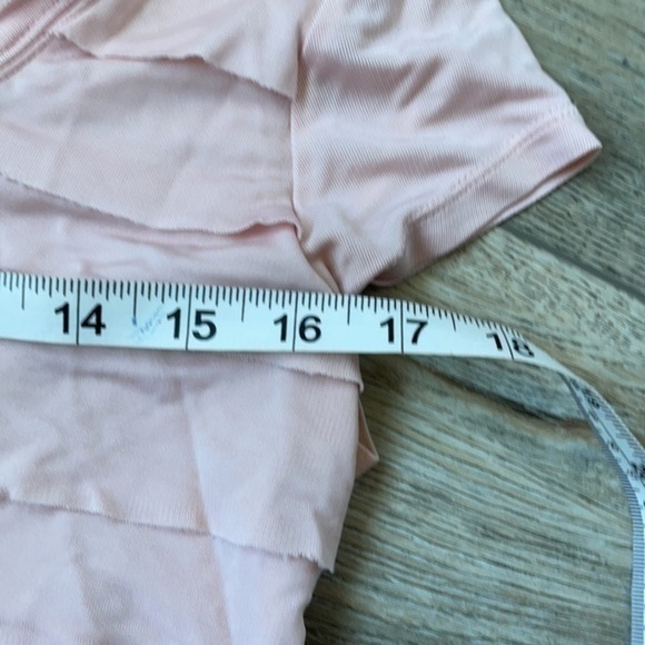 INC top size Medium top pale pink layered tee - Picture 4 of 4